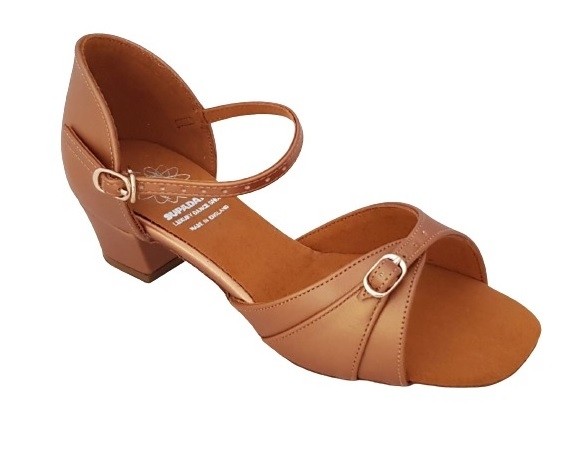 1005 Supadance Piele satinata bronz inchis
