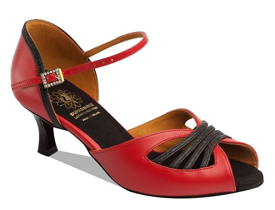 1536 Supadance  Piele neagra/rosie