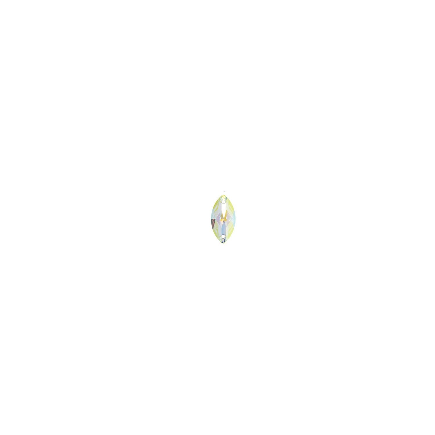 Swarovski de cusut migdala crystal ab 18mm