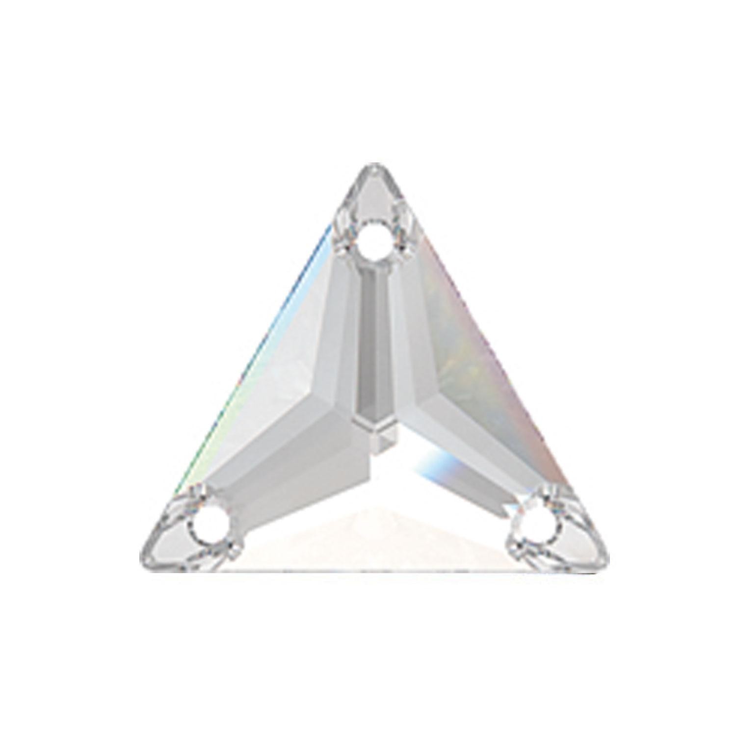 Swarovski de cusut triunghi crystal 22mm