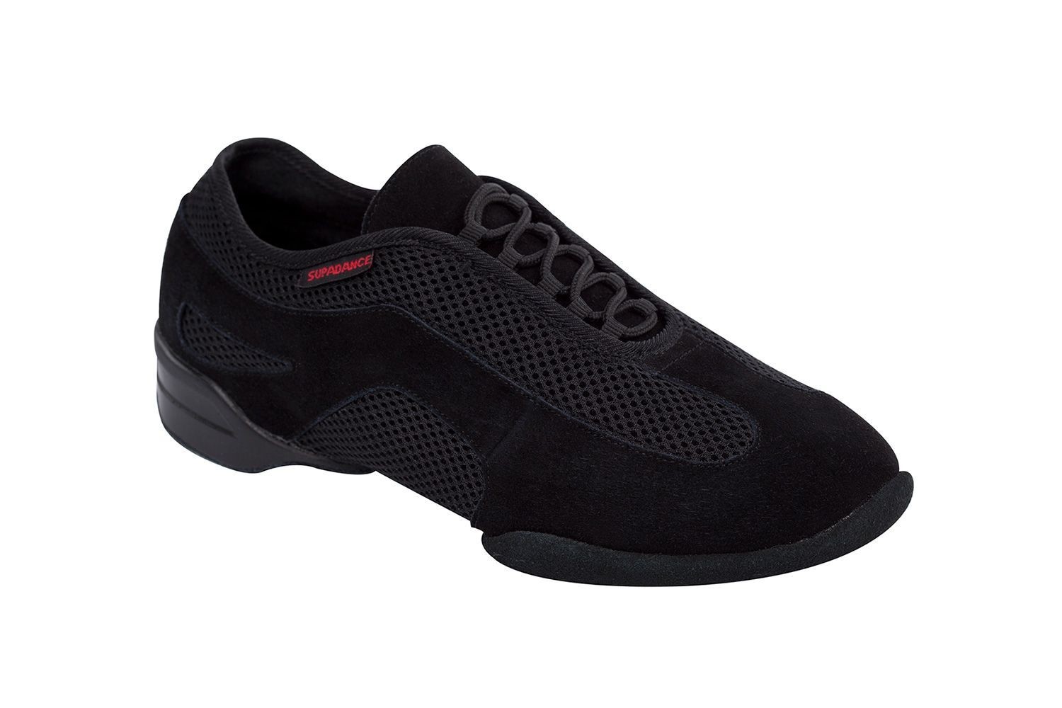 8010 Supadance Material textil si piele intoarsa neagra