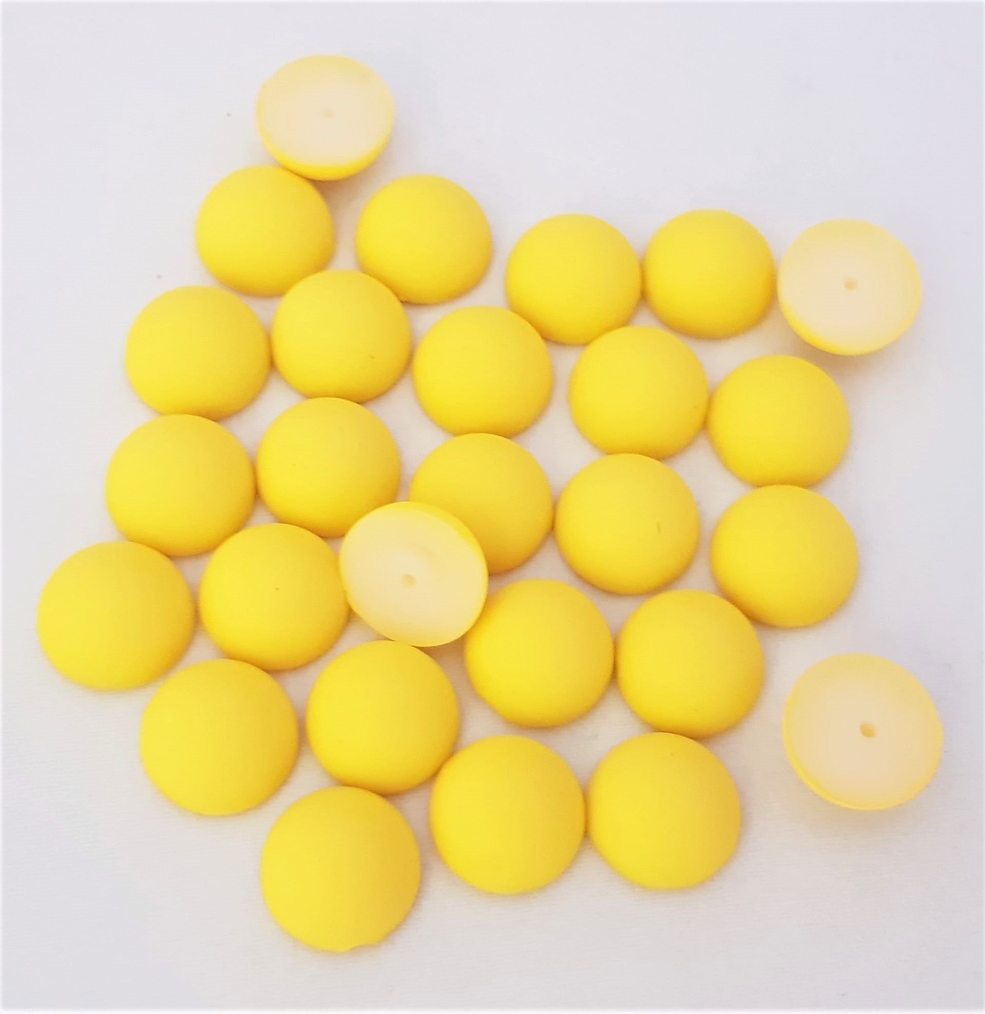 Perle mate saffron 12mm