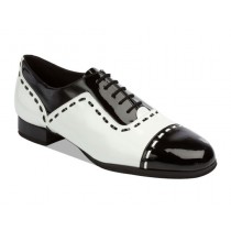 6440 Piele lacuita alb/negru