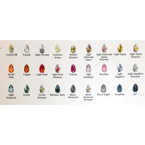 Swarovski de cusut lacrima 12mm