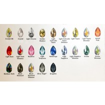 Swarovski de cusut lacrima 18mm