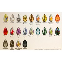 Swarovski de cusut lacrima 28mm