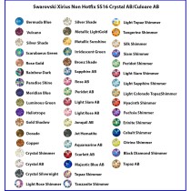 Swarovski Xirius Non Hotfix SS16 Crystal AB/Culoare AB