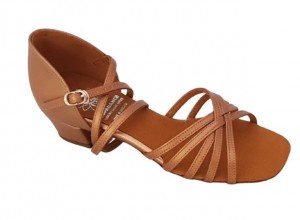 1407 Supadance piele satinata bronz inchis