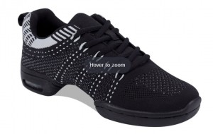 8002 Supadance Pantof Antrenor din Material Textil Negru/Alb