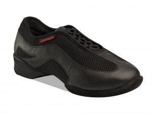 8010 Supadance Material textil si piele neagra