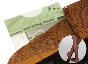 Ciorapi plasa Capezio Fishnet - cu dunga 
