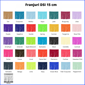 Franjuri non-elastici 30 cm DSI