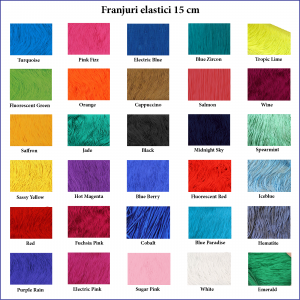 Franjuri elastici 15 cm Chrisanne