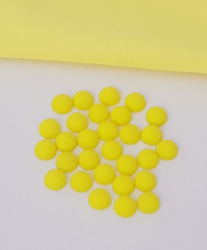 Perle mate sassy yellow 8mm