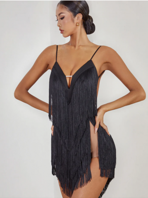 Oasis Fringe Dress #2420 zymdance