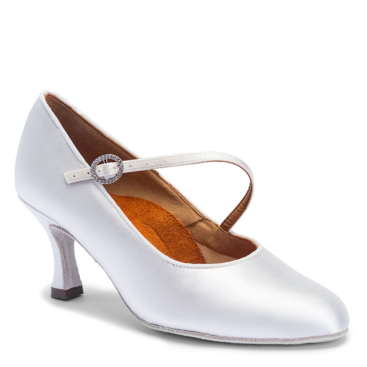 ICS Superstar Flesh Satin International Dance Shoes