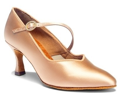 ICS Superstar Flesh Satin International Dance Shoes