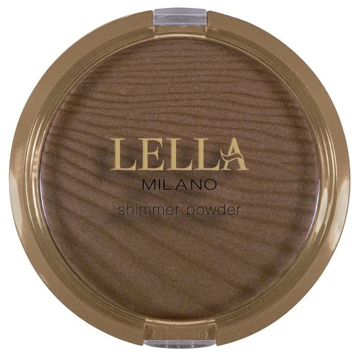 Pudra compacta stralucitoare pentru corp  Lella 18g