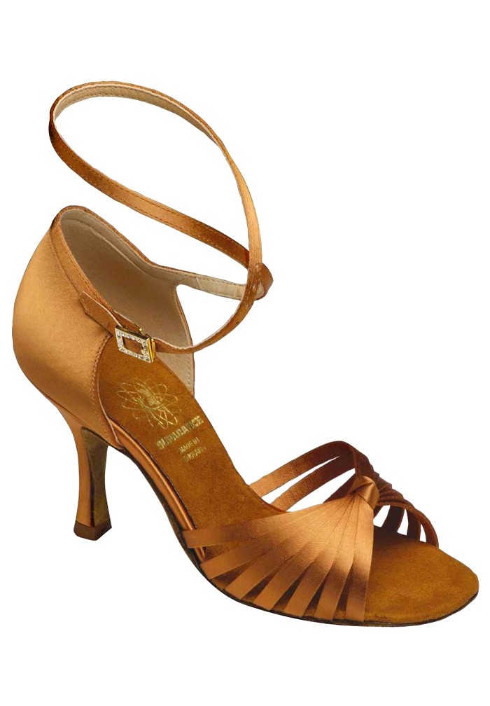 1063N Dark tan satin
