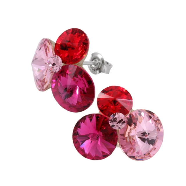 Cercei Swarovski Tripple Rivoli