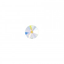 Swarovski de cusut rotund Crystal AB 18mm