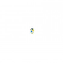 Swarovski de cusut oval Crystal Ab 10mm