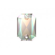 Swarovski de cusut dreptunghi taiat Crystal AB 28mm