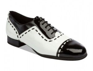 6440 Piele lacuita alb/negru