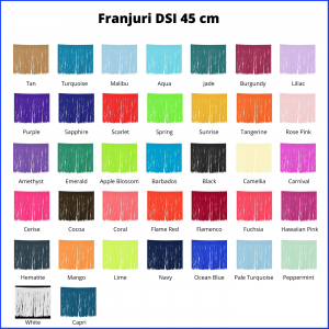 Franjuri non-elastici 45 cm DSI