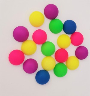 Perle mate multicolore 16mm