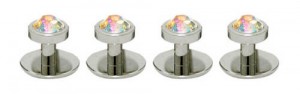 Cufflinks pair with logo - Gold 