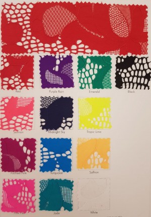 Dantela elastica geometric Chrisanne